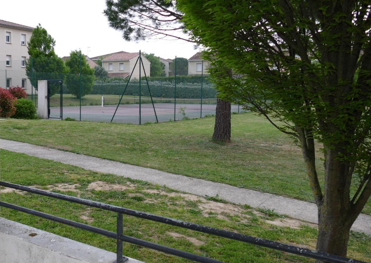 Appartement Carcassonne T3 résidentiel rez de jardin piscine, wifi, tennis, fitness Extérieur photo