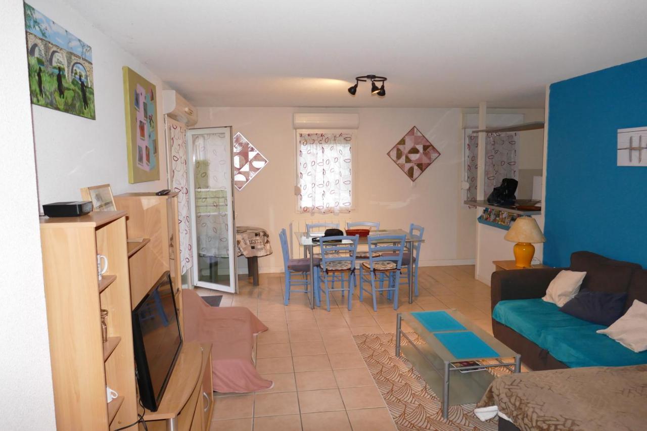 Appartement Carcassonne T3 résidentiel rez de jardin piscine, wifi, tennis, fitness Extérieur photo