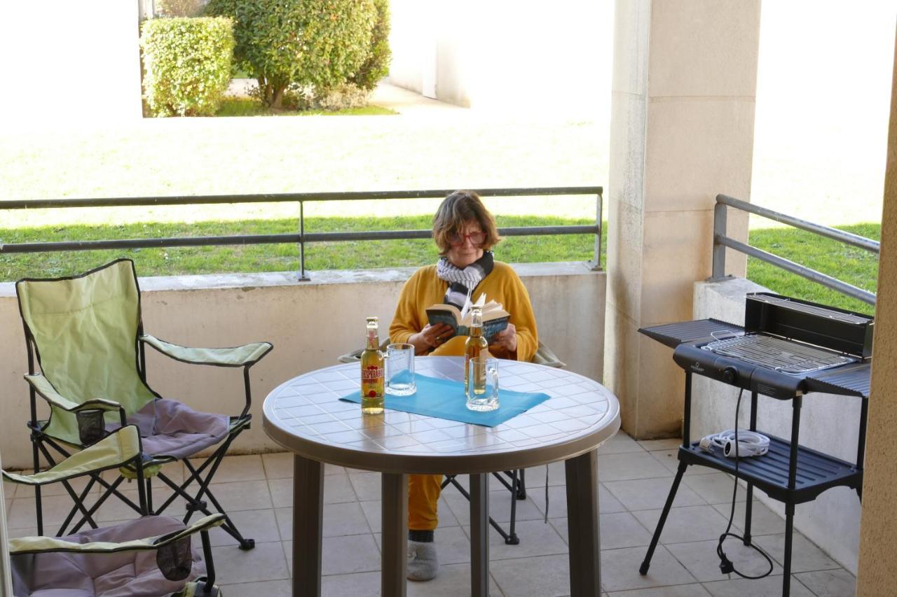 Appartement Carcassonne T3 résidentiel rez de jardin piscine, wifi, tennis, fitness Extérieur photo