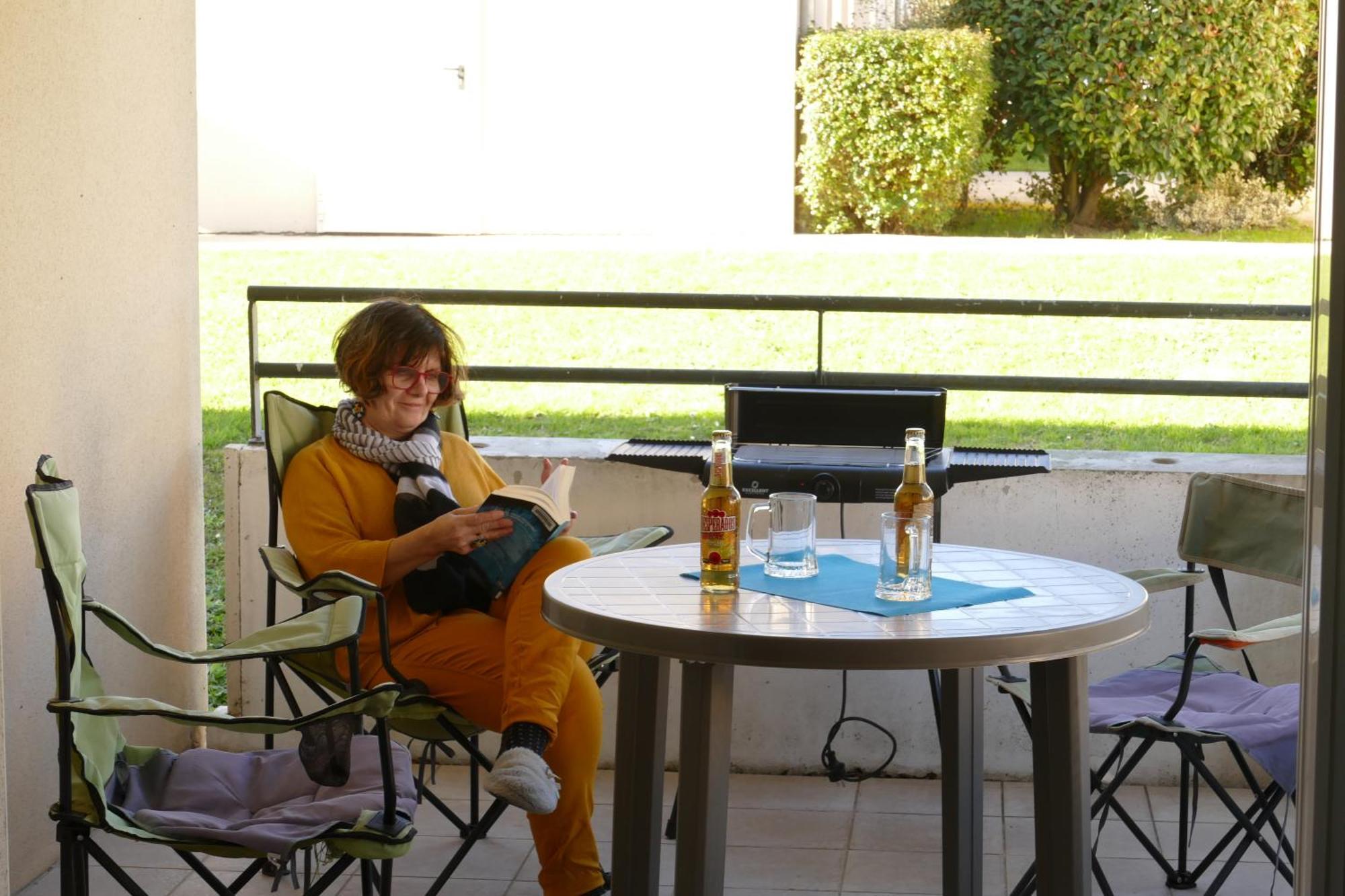 Appartement Carcassonne T3 résidentiel rez de jardin piscine, wifi, tennis, fitness Extérieur photo
